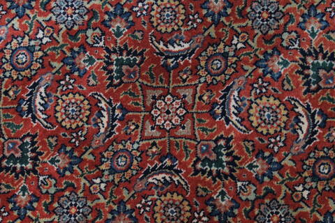 Herati Beige Round Hand Knotted 40 X 40  Area Rug 250-25212 Image 4