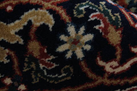 Herati Beige Round Hand Knotted 40 X 40  Area Rug 250-25212 Image 6
