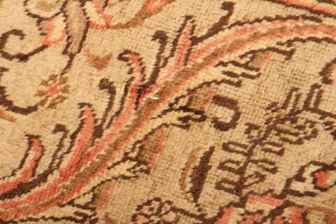 Tabriz Brown Hand Knotted 95 X 127  Area Rug 100-25226 Image 10