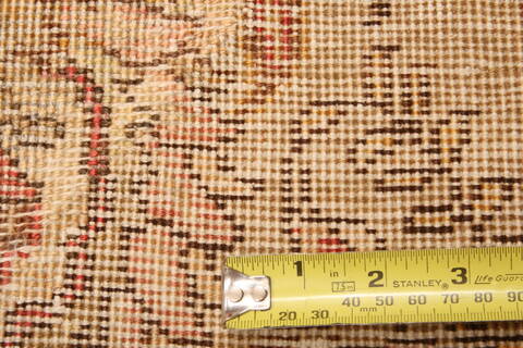 Tabriz Brown Hand Knotted 95 X 127  Area Rug 100-25226 Image 7