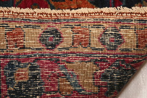 Sarouk Red Hand Knotted 87 X 115  Area Rug 100-25227 Image 8