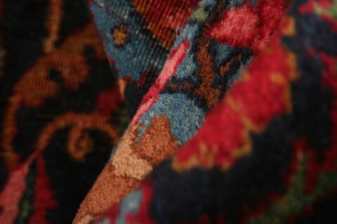 Kerman Red Hand Knotted 97 X 131  Area Rug 100-25228 Image 1