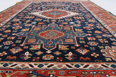 Karajeh Brown Hand Knotted 41 X 62  Area Rug 250-25239 Image 1