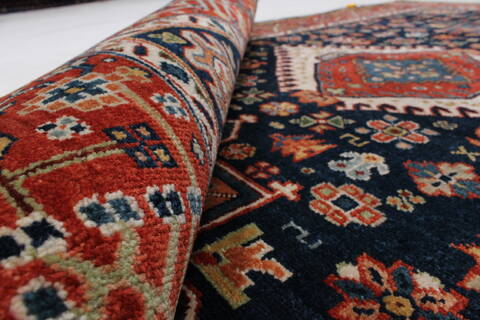 Karajeh Brown Hand Knotted 41 X 62  Area Rug 250-25239 Image 9