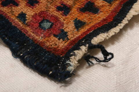 Kerman Red Hand Knotted 112 X 141  Area Rug 100-25246 Image 9