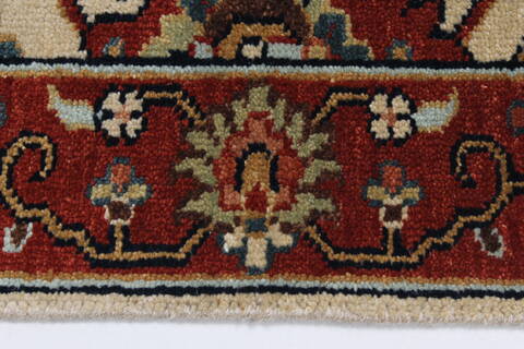 Serapi Beige Runner Hand Knotted 20 X 60  Area Rug 250-25256 Image 3