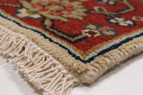 Serapi Beige Runner Hand Knotted 20 X 60  Area Rug 250-25256 Image 6
