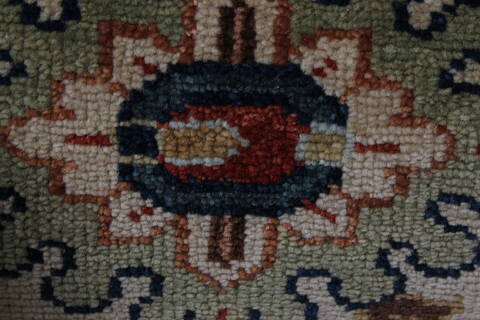 Serapi Beige Runner Hand Knotted 20 X 60  Area Rug 250-25256 Image 8