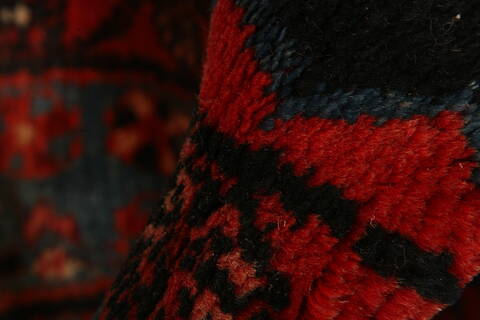Nahavand Red Runner Hand Knotted 39 X 1511  Area Rug 253-25275 Image 1