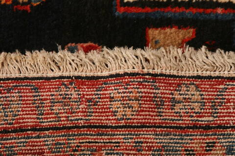 Nahavand Red Runner Hand Knotted 39 X 1511  Area Rug 253-25275 Image 7