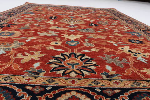 Serapi Beige Hand Knotted 50 X 610  Area Rug 250-25278 Image 2