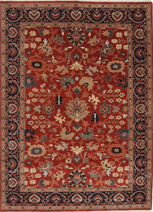 Serapi Beige Hand Knotted 50 X 610  Area Rug 250-25278 Image 0