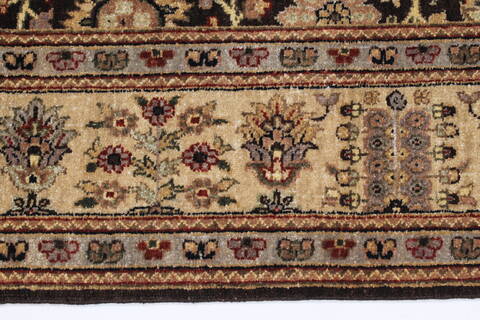 Agra Beige Hand Knotted 50 X 73  Area Rug 250-25279 Image 3