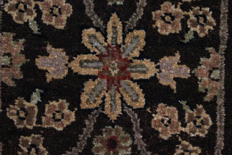 Agra Beige Hand Knotted 50 X 73  Area Rug 250-25279 Image 7