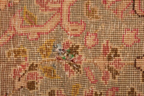 Tabriz Yellow Hand Knotted 116 X 161  Area Rug 100-25284 Image 1