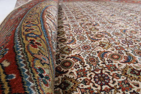Herati Beige Round Hand Knotted 80 X 80  Area Rug 250-25288 Image 10