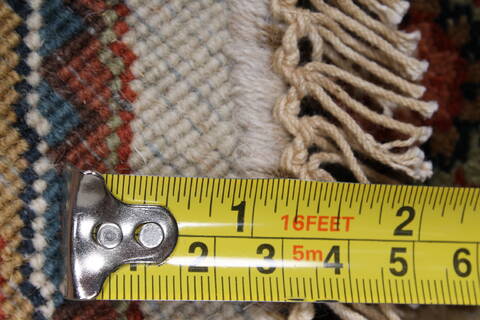 Herati Beige Round Hand Knotted 80 X 80  Area Rug 250-25288 Image 1