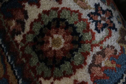 Herati Beige Round Hand Knotted 80 X 80  Area Rug 250-25288 Image 8
