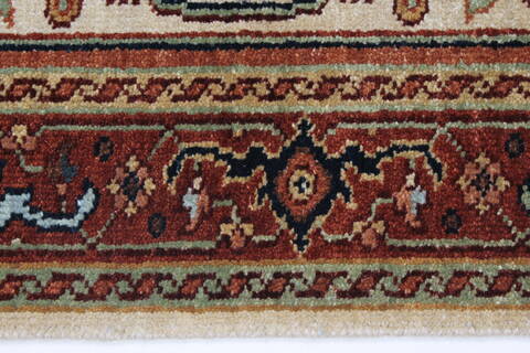 Serapi White Runner Hand Knotted 26 X 1310  Area Rug 250-25292 Image 2
