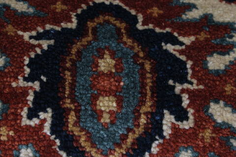 Serapi White Runner Hand Knotted 26 X 1310  Area Rug 250-25292 Image 6