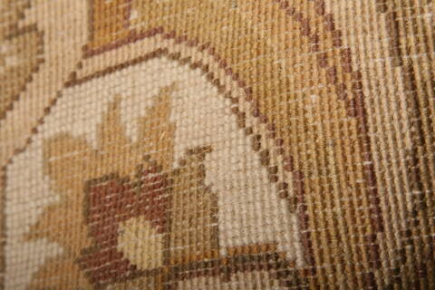 Kashan White Hand Knotted 100 X 145  Area Rug 100-25296 Image 1
