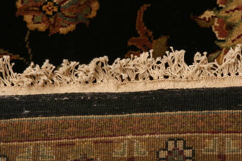 Kashan Multicolor Hand Knotted 101 X 1310  Area Rug 100-25309 Image 8