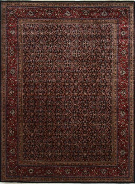 Herati Brown Hand Knotted 90 X 122  Area Rug 250-25319 Image 0