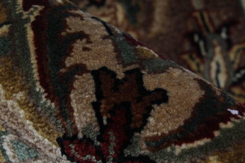 Tabriz Beige Hand Knotted 90 X 122  Area Rug 250-25321 Image 11