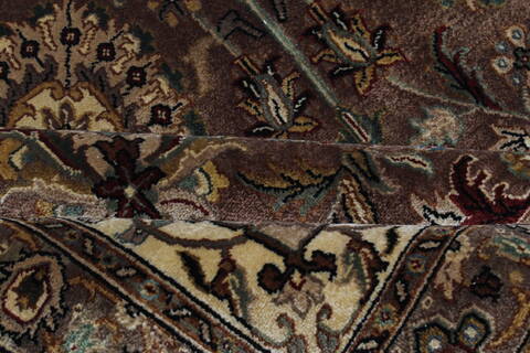 Tabriz Beige Hand Knotted 90 X 122  Area Rug 250-25321 Image 1