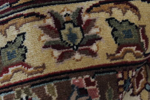 Kashmar Beige Hand Knotted 811 X 119  Area Rug 250-25326 Image 10