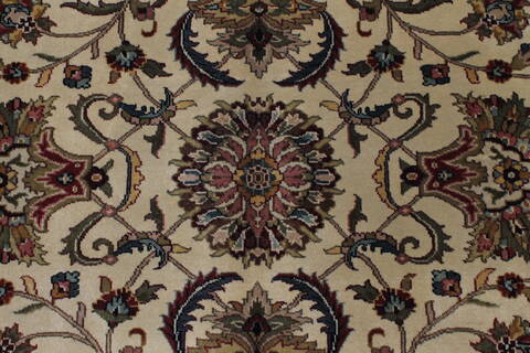 Kashmar Beige Hand Knotted 811 X 119  Area Rug 250-25326 Image 5
