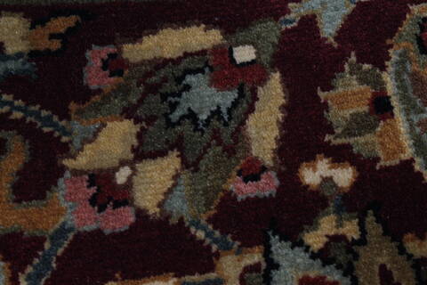 Kashmar Beige Hand Knotted 811 X 119  Area Rug 250-25326 Image 9