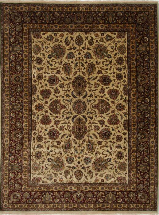 Kashmar Beige Hand Knotted 811 X 119  Area Rug 250-25326 Image 0