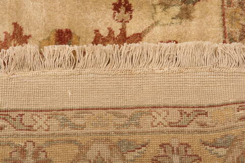 Kashan Beige Hand Knotted 101 X 1311  Area Rug 100-25329 Image 3