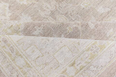 Chobi Beige Hand Knotted 811 X 120  Area Rug 250-25330 Image 1