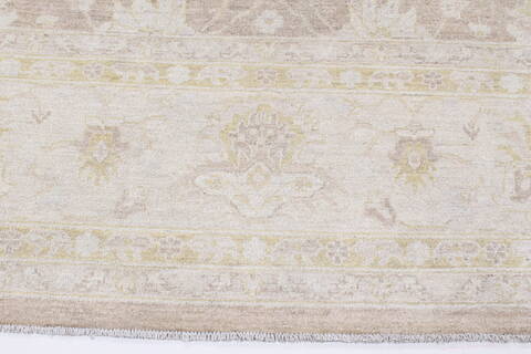 Chobi Beige Hand Knotted 811 X 120  Area Rug 250-25330 Image 4