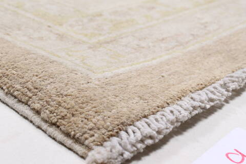 Chobi Beige Hand Knotted 811 X 120  Area Rug 250-25330 Image 7