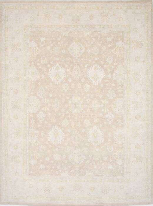 Chobi Beige Hand Knotted 811 X 120  Area Rug 250-25330 Image 0