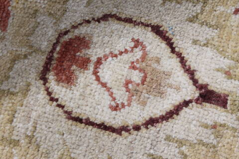 Chobi Beige Hand Knotted 811 X 1111  Area Rug 250-25331 Image 14