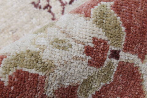 Chobi Beige Hand Knotted 811 X 1111  Area Rug 250-25331 Image 15