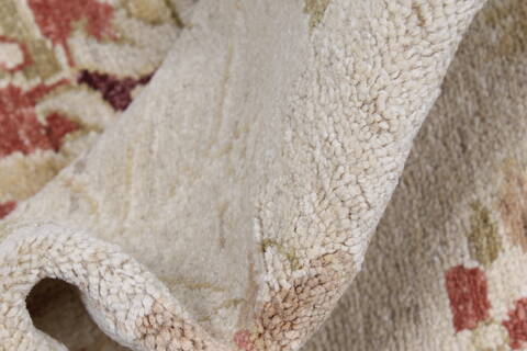 Chobi Beige Hand Knotted 811 X 1111  Area Rug 250-25331 Image 1