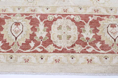 Chobi Beige Hand Knotted 811 X 1111  Area Rug 250-25331 Image 7