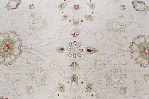 Chobi Beige Hand Knotted 811 X 1111  Area Rug 250-25331 Image 8