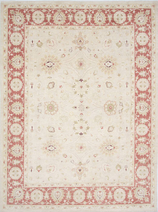 Chobi Beige Hand Knotted 811 X 1111  Area Rug 250-25331 Image 0