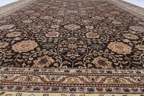 Haji Jalili Beige Hand Knotted 92 X 124  Area Rug 250-25336 Image 2