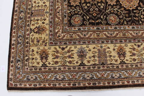 Haji Jalili Beige Hand Knotted 92 X 124  Area Rug 250-25336 Image 5