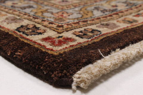 Haji Jalili Beige Hand Knotted 92 X 124  Area Rug 250-25336 Image 6