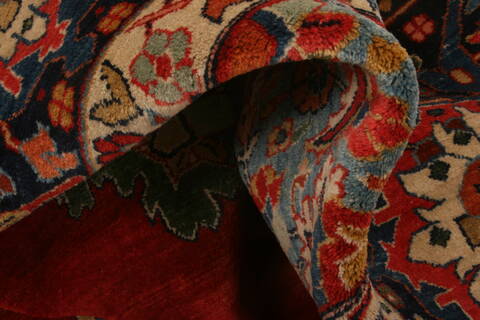 Khoy Red Hand Knotted 110 X 159  Area Rug 100-25338 Image 5