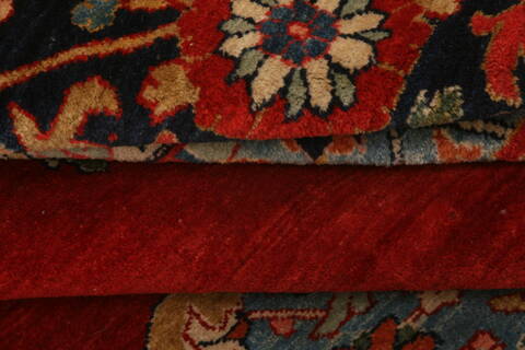 Khoy Red Hand Knotted 110 X 159  Area Rug 100-25338 Image 8