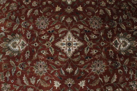 Tabriz Beige Hand Knotted 91 X 1110  Area Rug 250-25340 Image 2